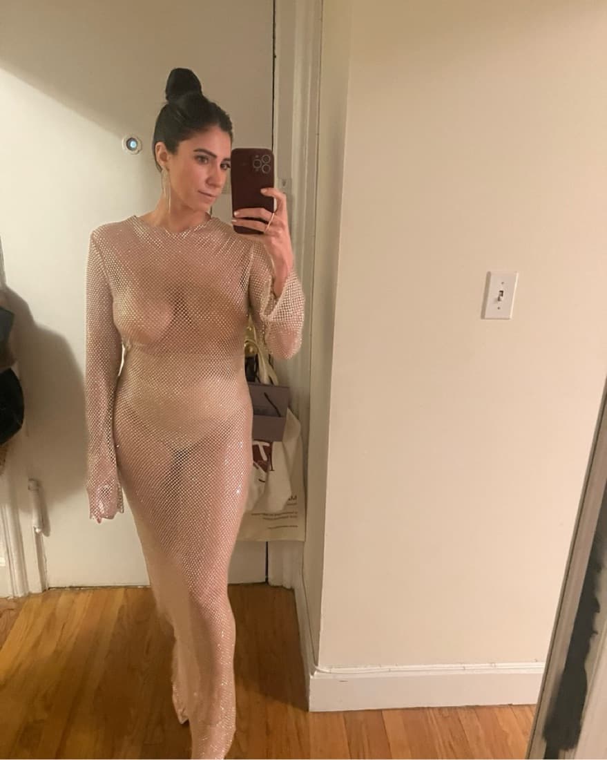 Nude Chain-Mail dress  - Image 2