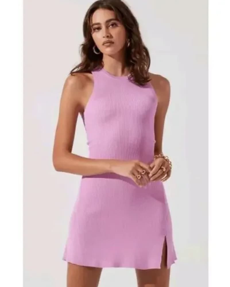 Astr Pink Meera Mini Dress - Image 2