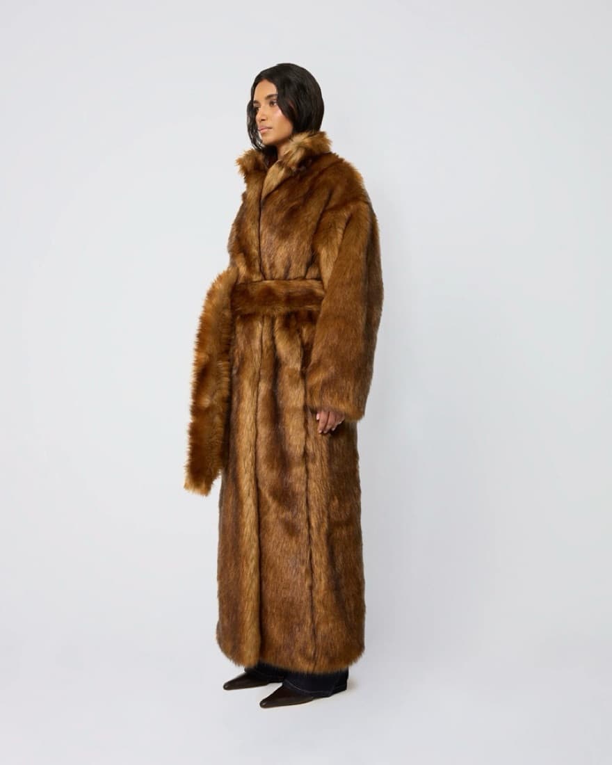 KHY Faux Fur Coat - Image 1