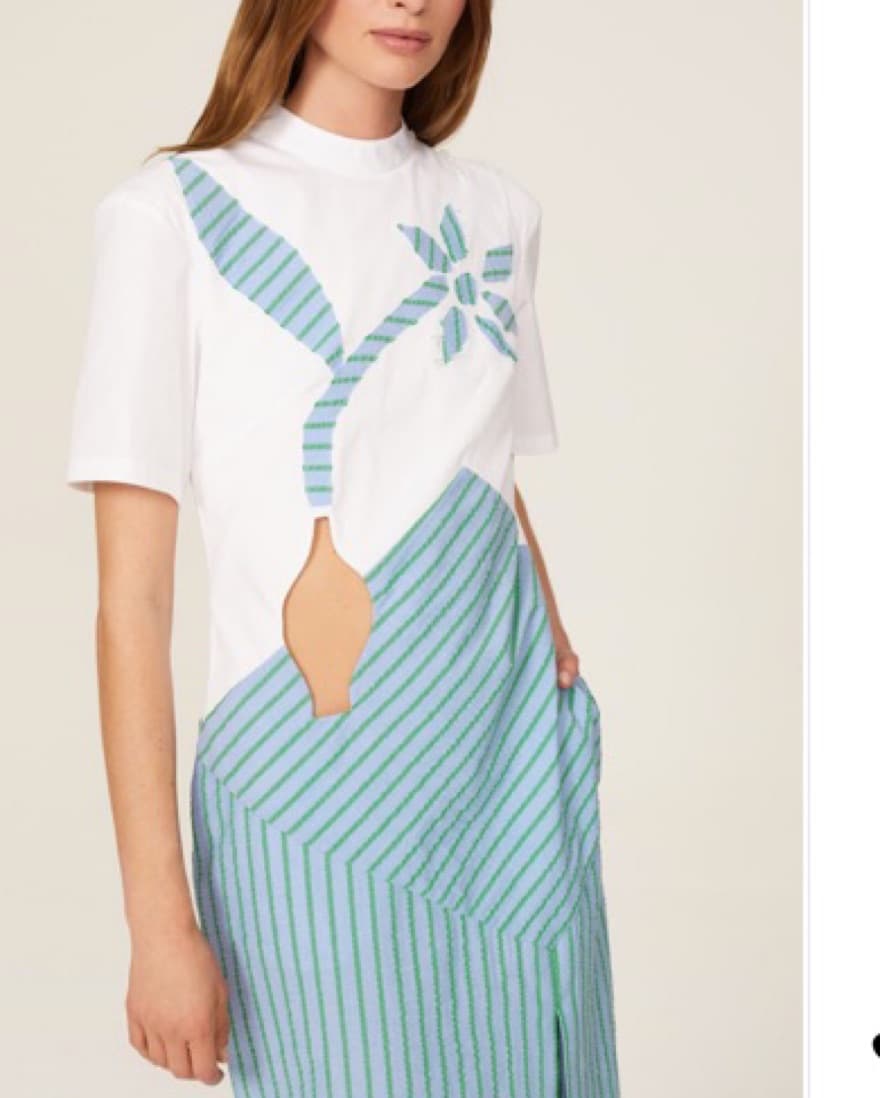 Rosie Assoulin Keyhole Vase Dress - Image 4