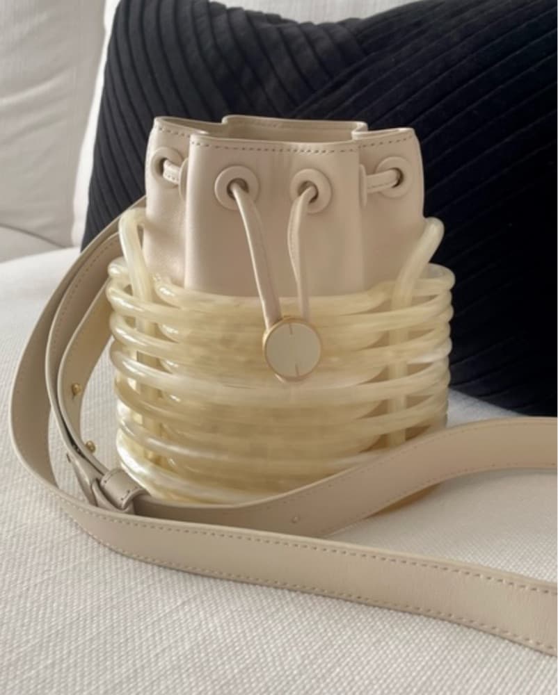 Cult Gaia Chaya Bag - Off White  - Image 4