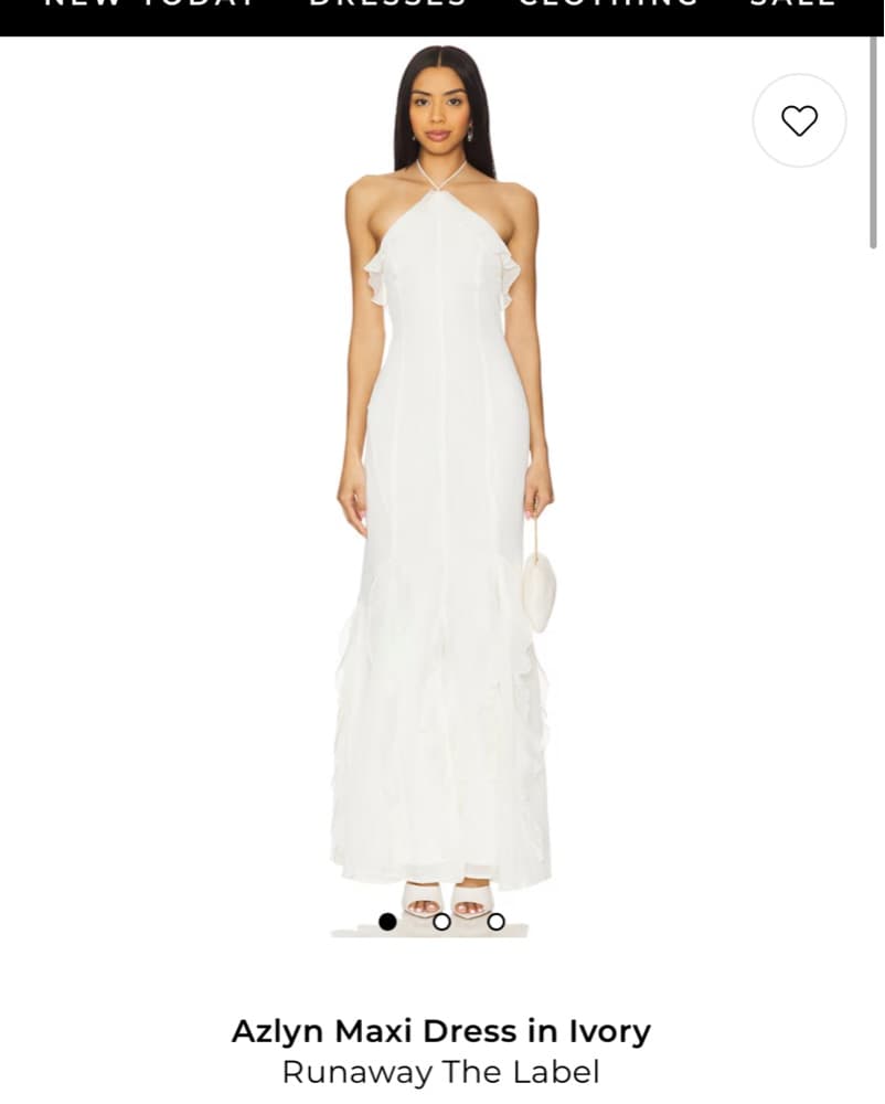 Elegant Ivory Maxi Dress - Image 1