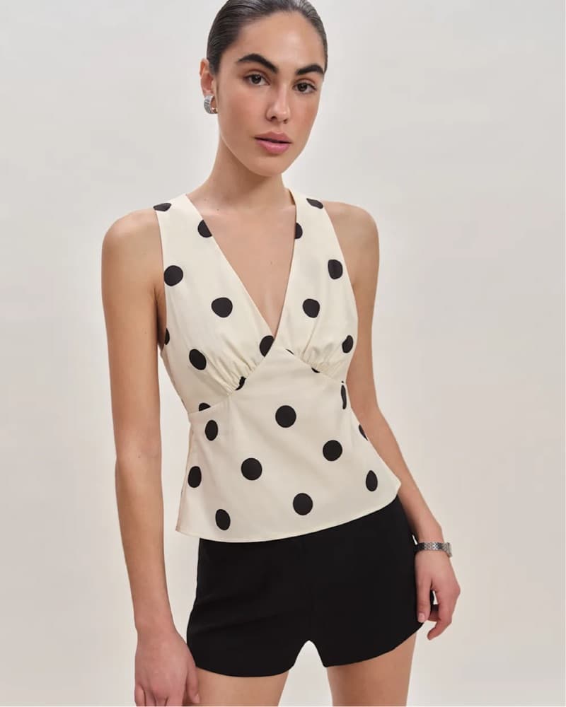Reformation Polk Dot Top  - Image 1