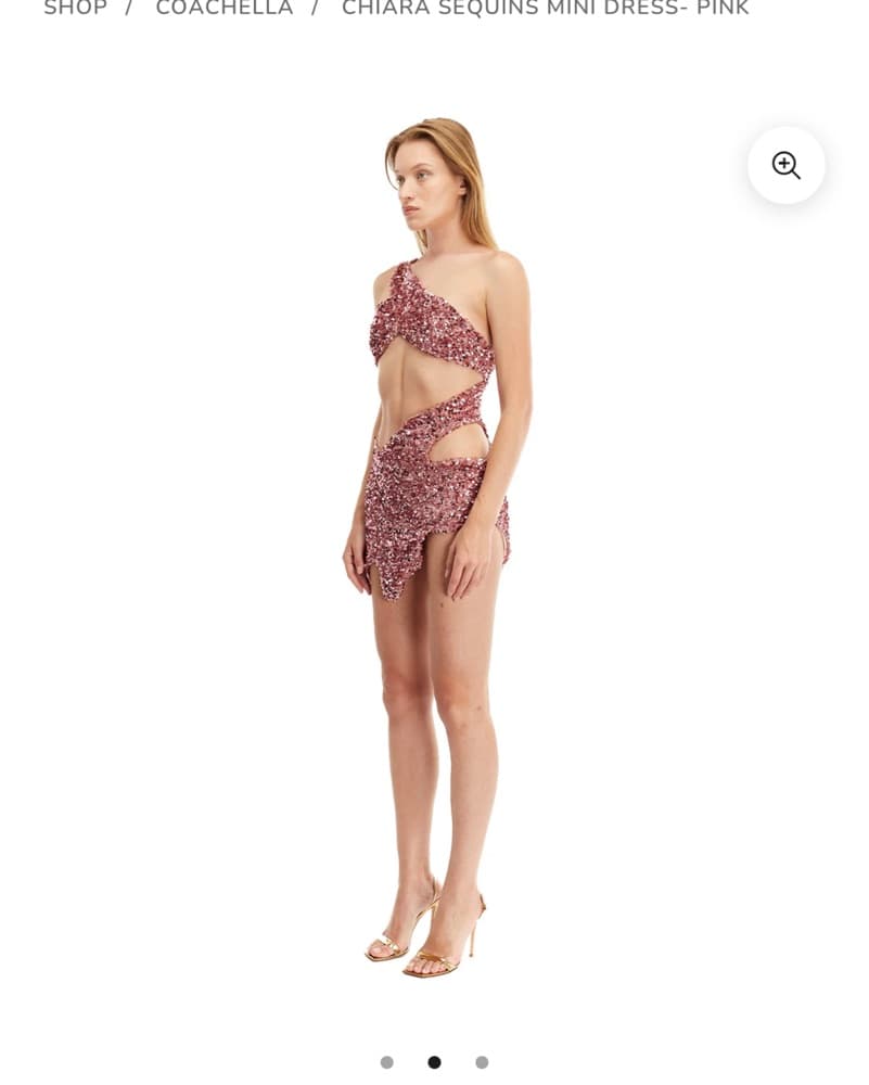 Chiara Mother Of All Sequin Pink Dress  - Image 2