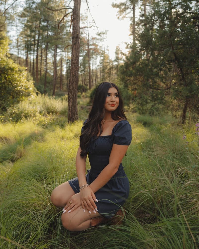 Pacsun Puff Sleeve Navy Mini Dress - Image 2