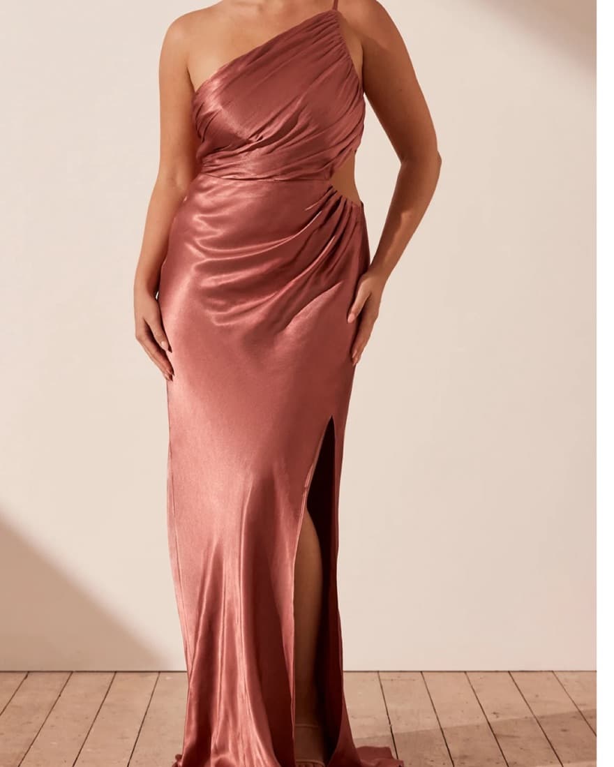  La Lune Asymmetrical Gathered Dress - Image 4