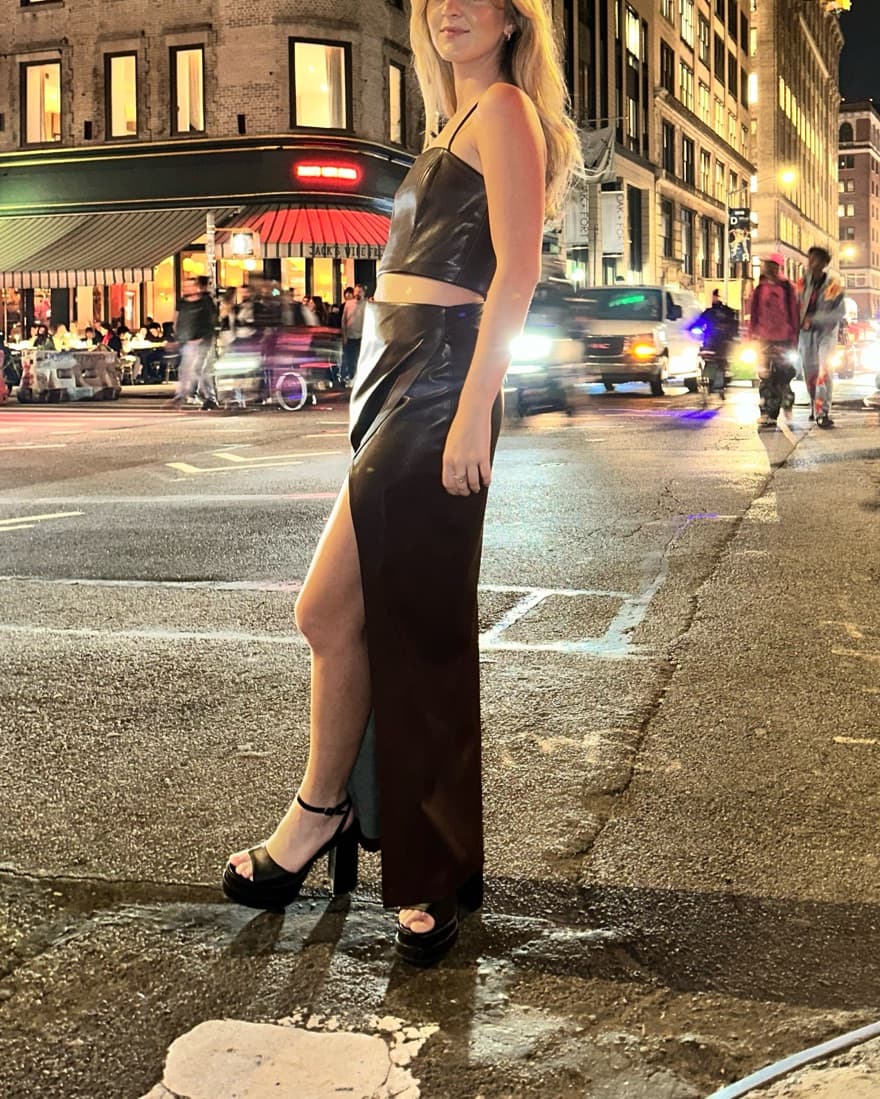Alice & Olivia Leather Set - Image 1