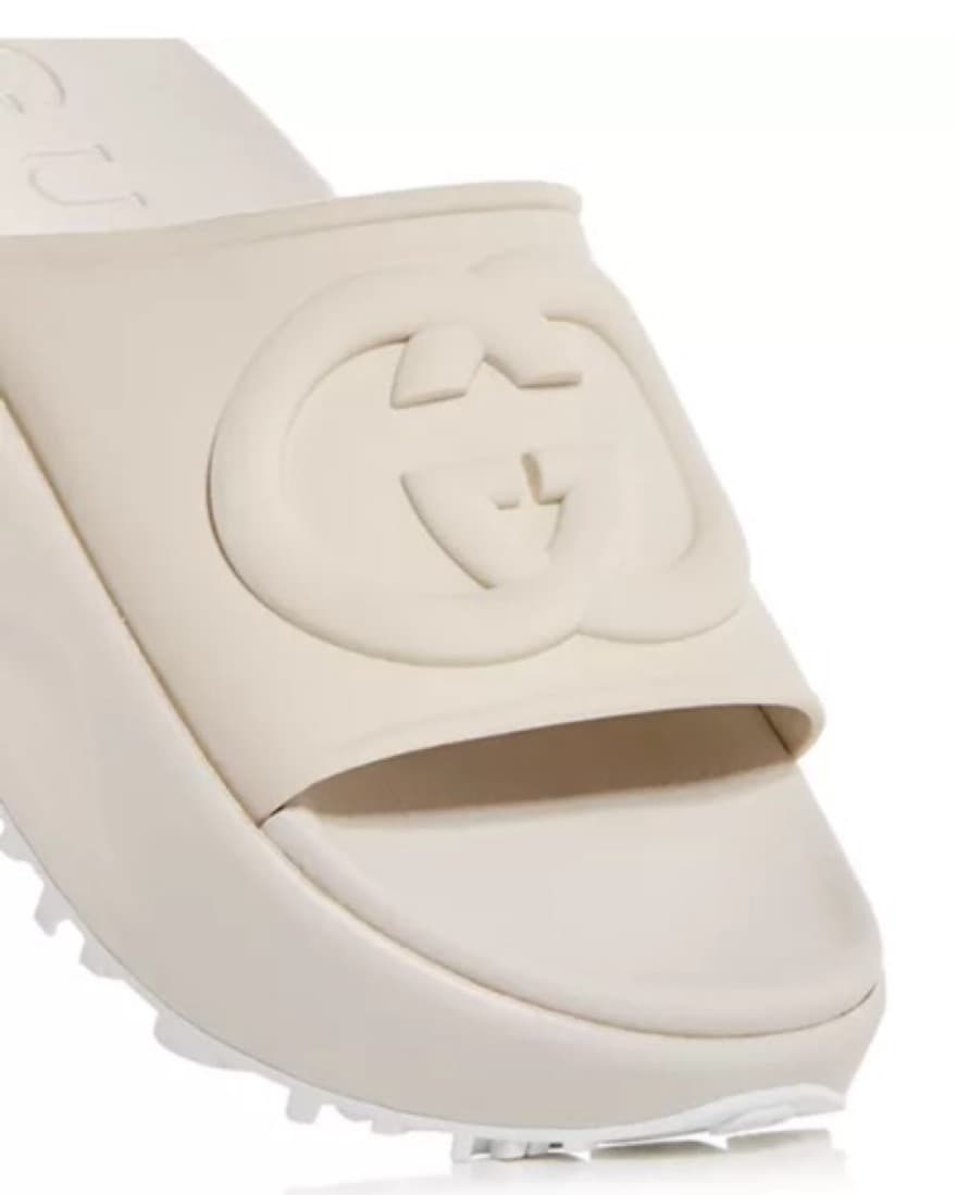 Gucci Platform Slide Sandals  - Image 5