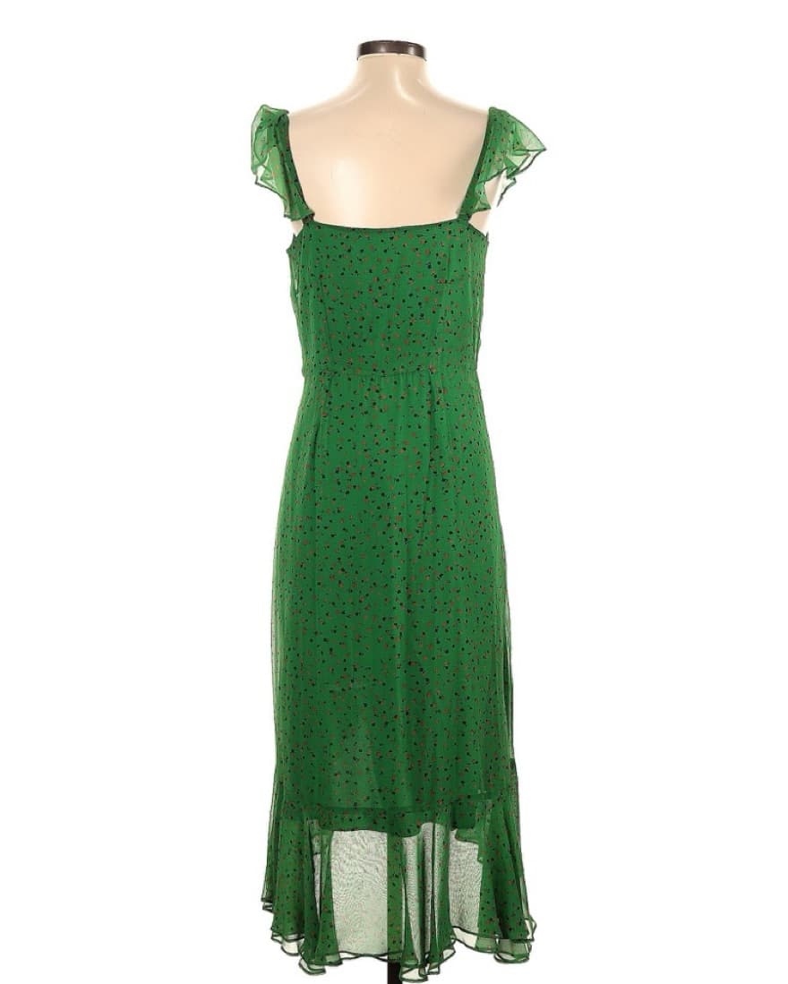 Veronica Beard Amal Ruffled Floral Dress - Image 3