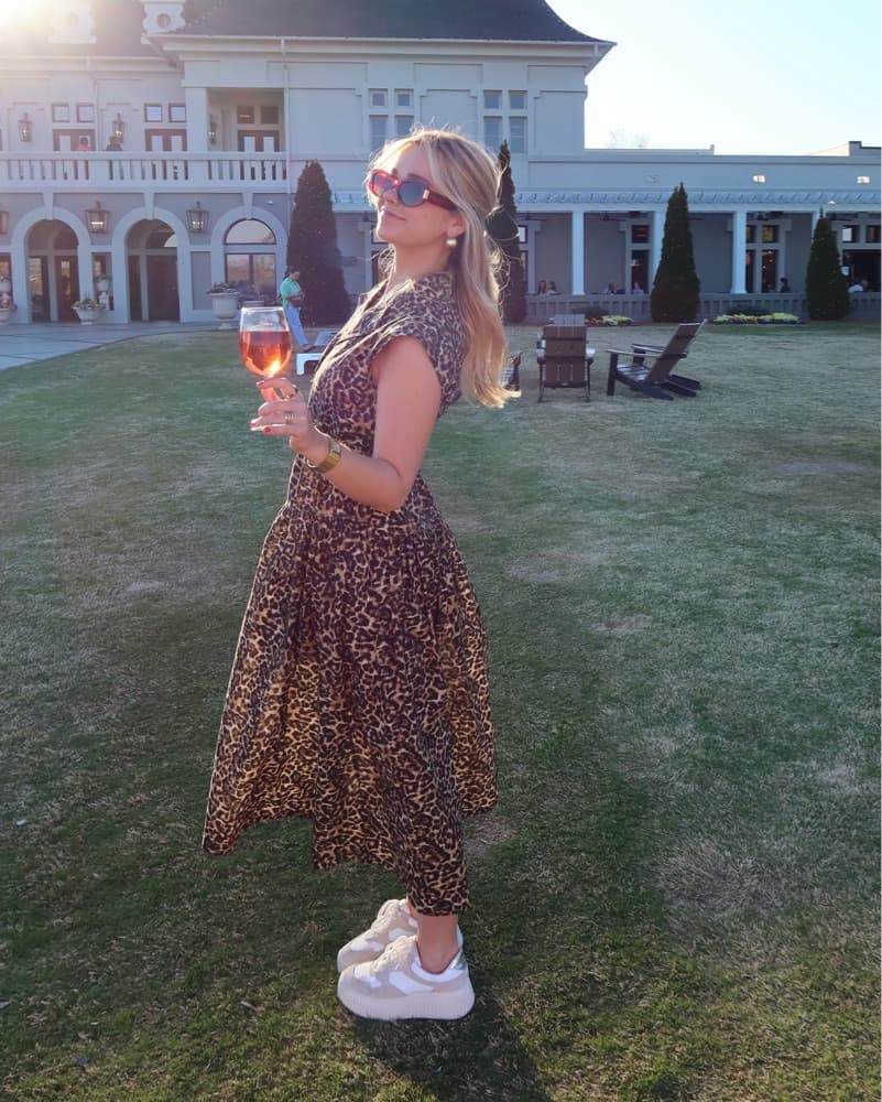 Leopard Midi Dress - Image 1