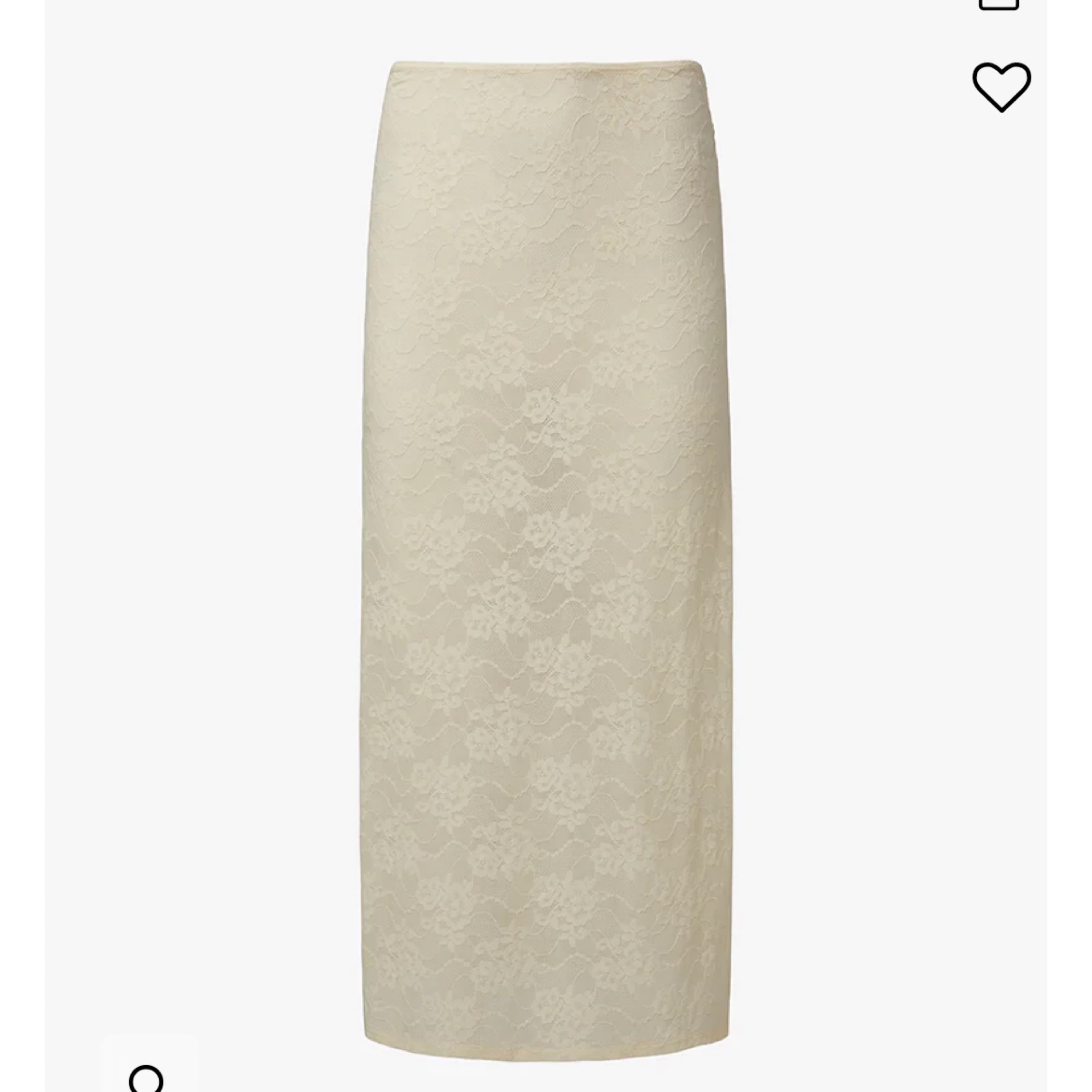 Weworewhat White Lace Slip Midi - Image 4
