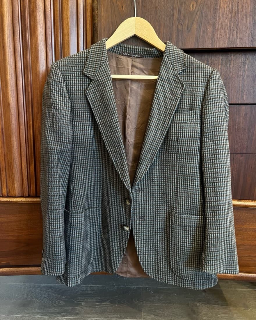 EL CORTE INGLES WOOL BLAZER (S) OVERSIZE - Image 1