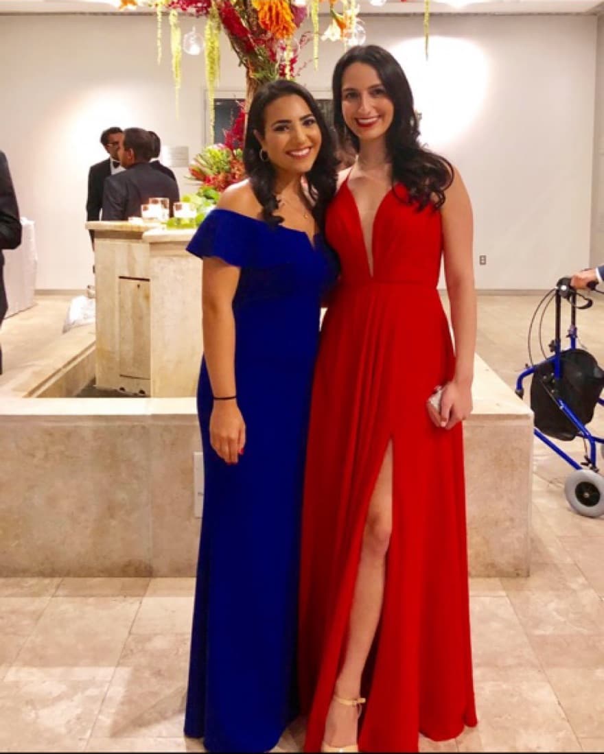 Red Evening Dress With Open Back  - Image 2
