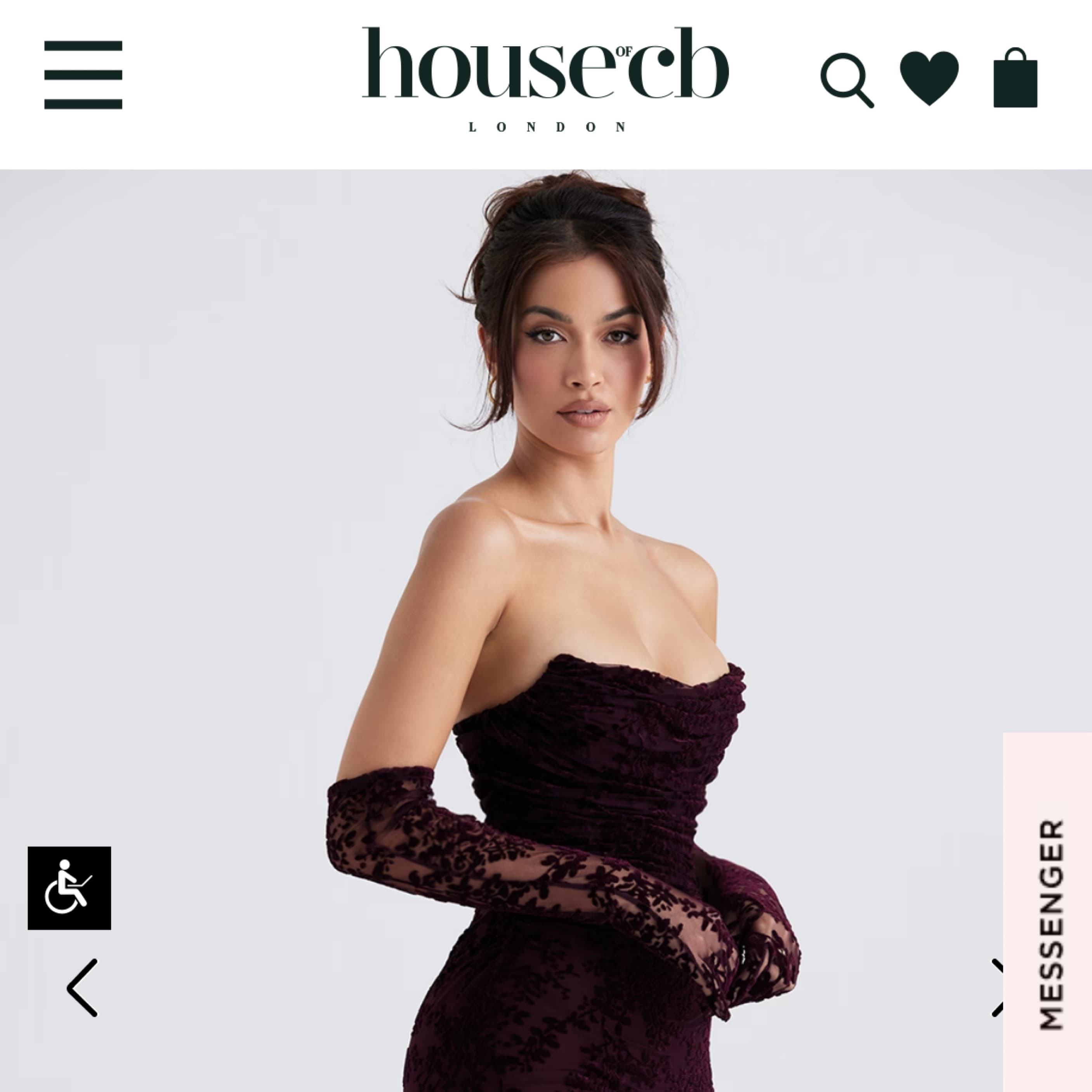 House Of CB Maroon Dress  - Image 5
