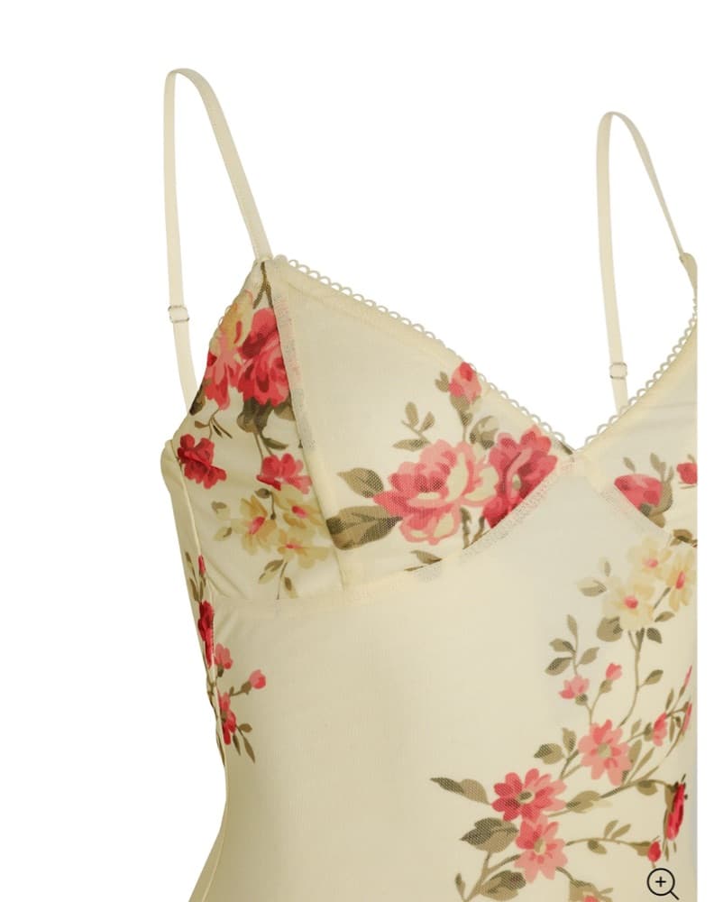 Floral Embroidered Slip Dress - Image 3