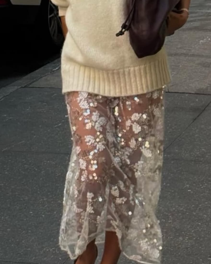 Siedres Wells Sheer Skirt - Image 2