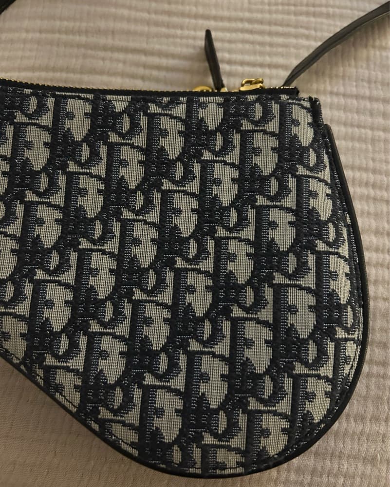 Vintage Dior Saddle Bag - Image 4