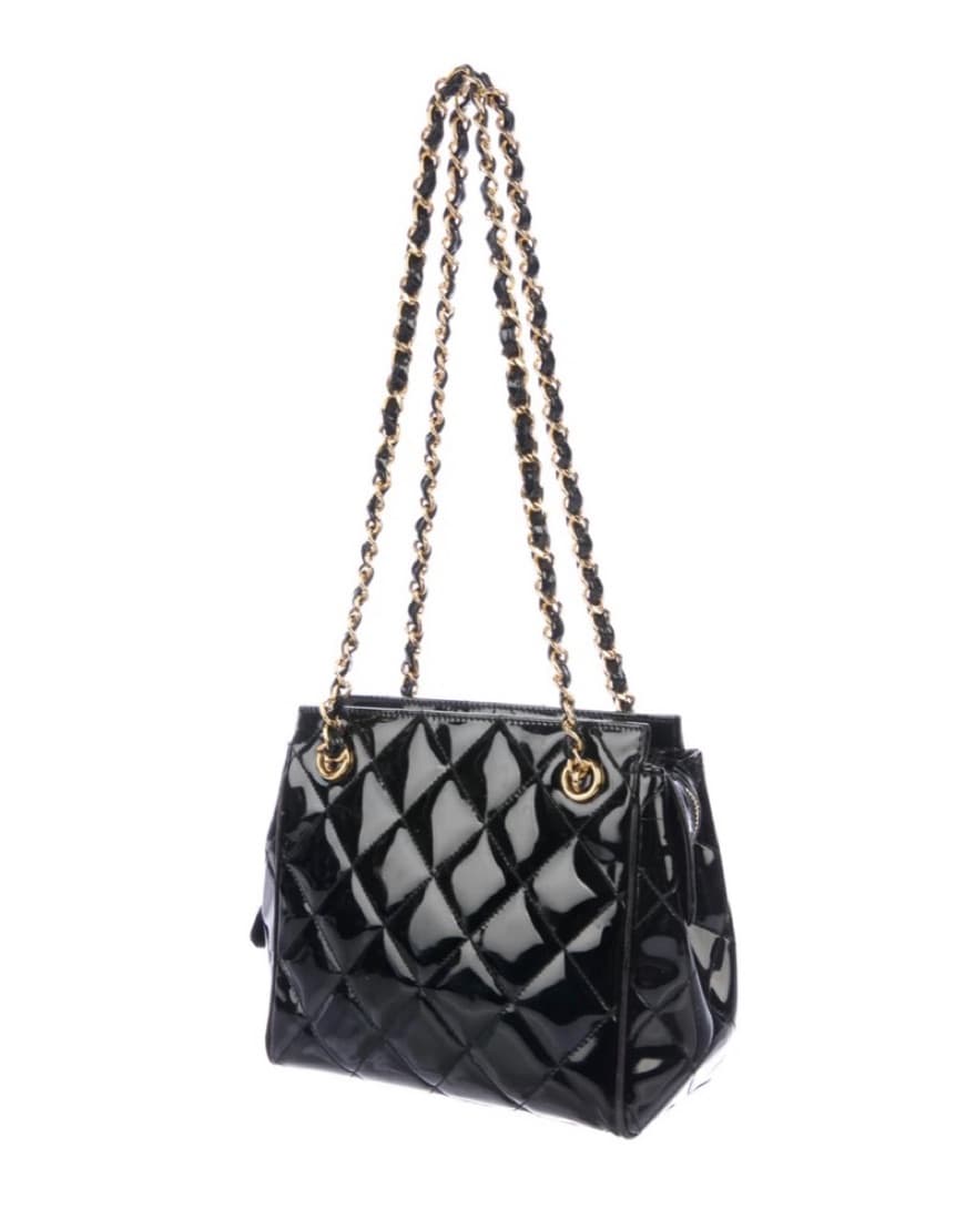 Vintage Chanel Patent Leather Bag - Image 1