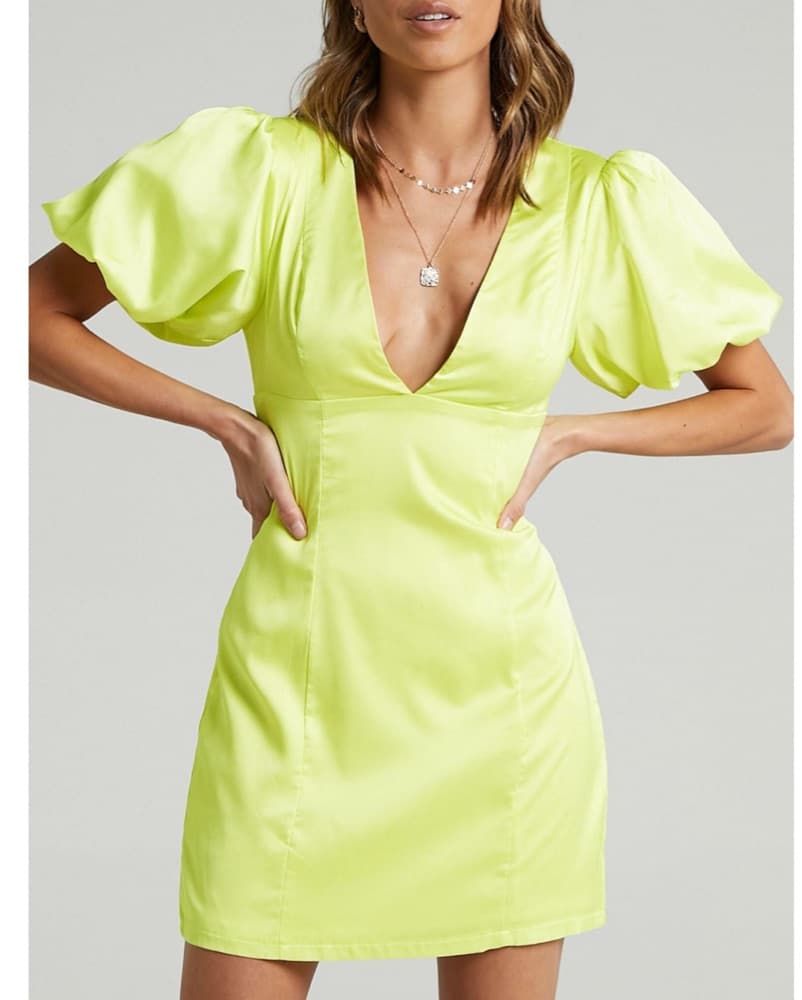Lime Green Dress  - Image 1