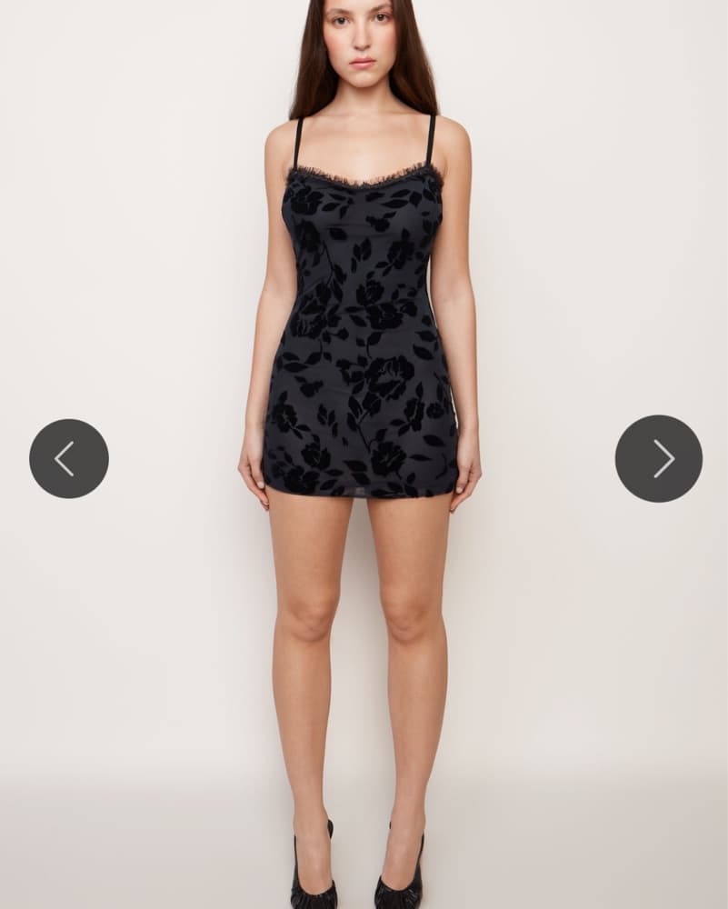 Danielle Guizio Black Mini Dress  - Image 2