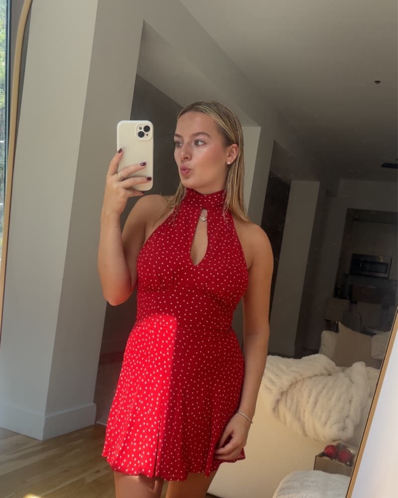 Reformation Aylani Mini Dress - Image 3