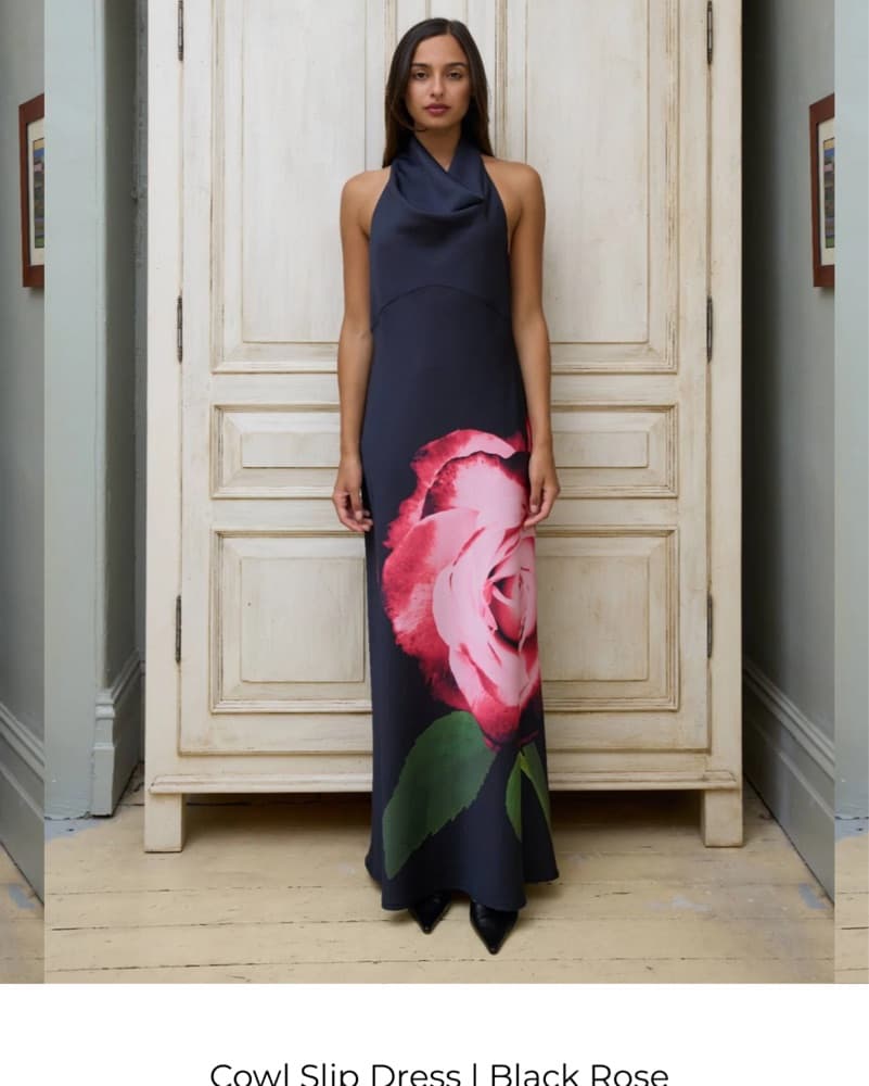 With Harper Lu Cowl Slip Dress - Image 4