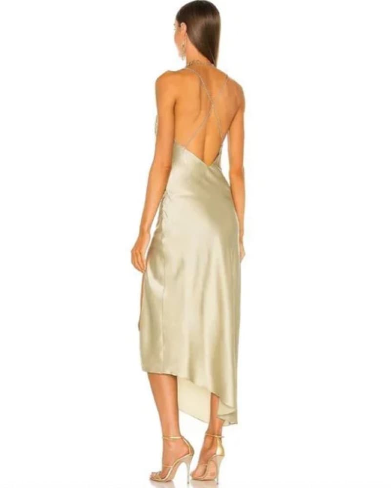 SER.O.YA Emma Silk Dress - Image 3