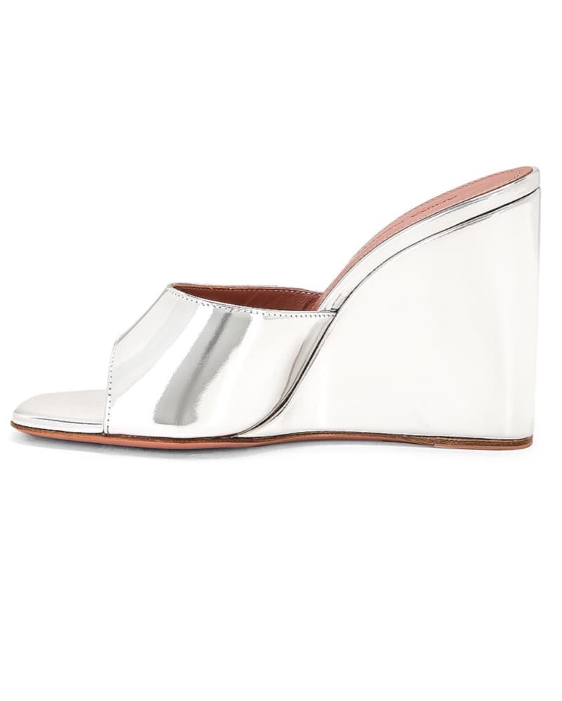 AMINA MUADDI Lupita Mirror Wedge - Image 1
