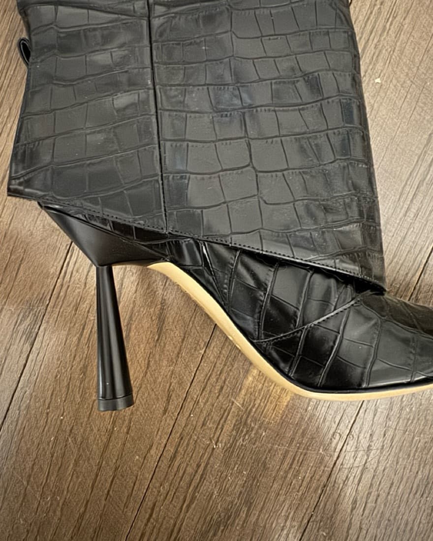 Black Gia Borghini Knee High Boots  - Image 2