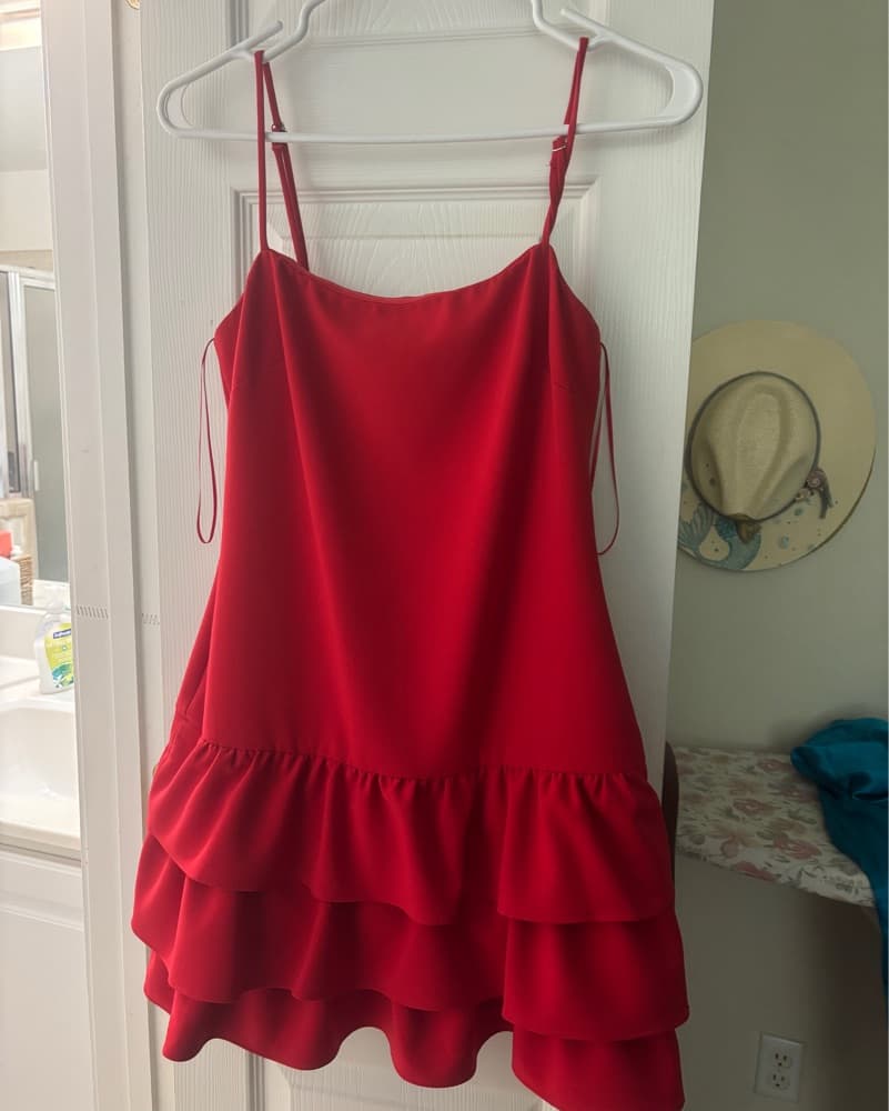 Likely Red Mini Dress - Image 2