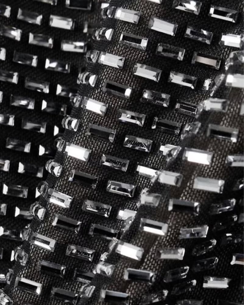 Crystal-embellished Mesh Mini Dress - Image 2