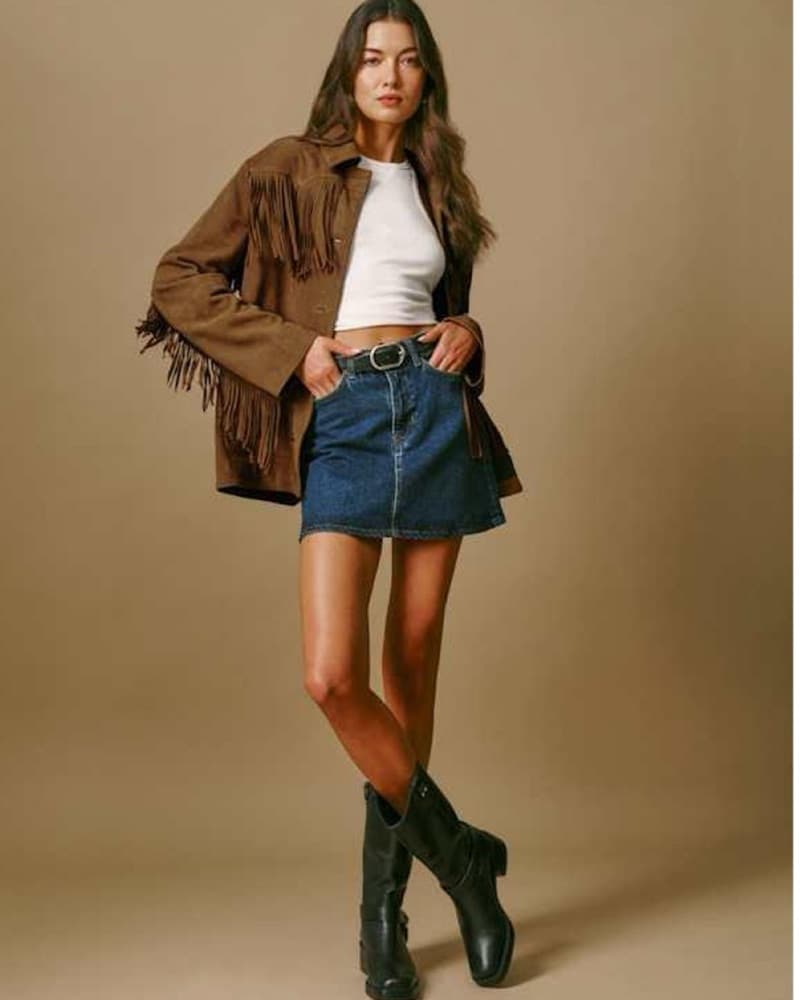 Reformation Veda Houston Suede Jacket  - Image 2