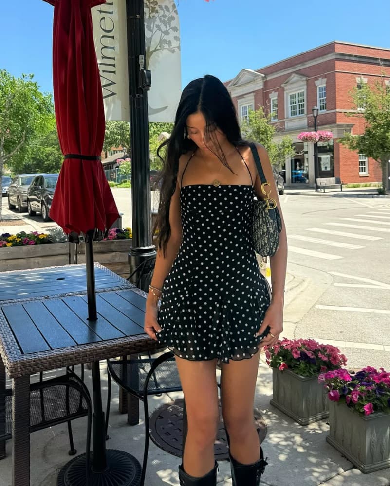 Delamere Polka Dot Dress - Image 4