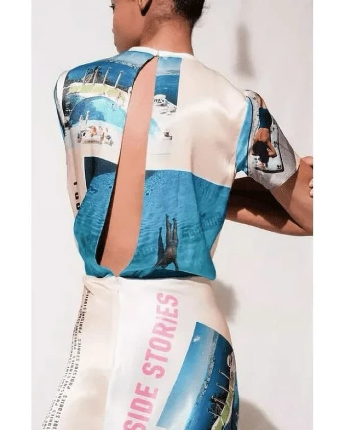 Maje X Gray Malin Printed Dress - Image 4