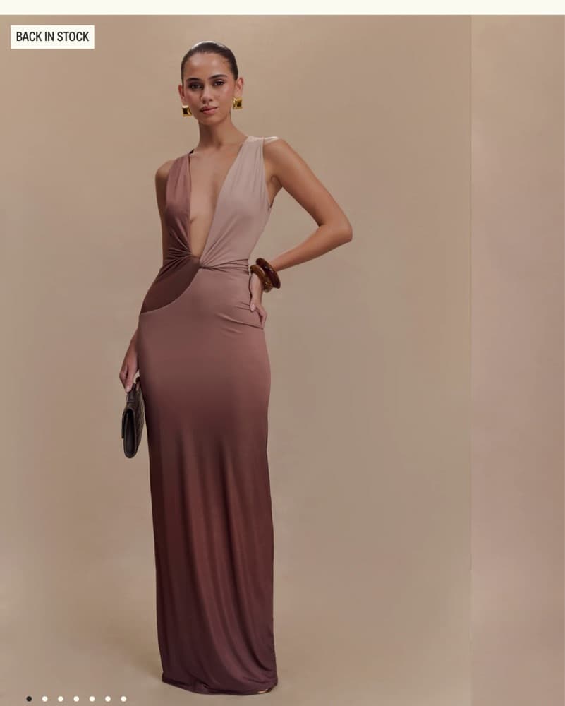 Meshki Plunge Dress  - Image 3