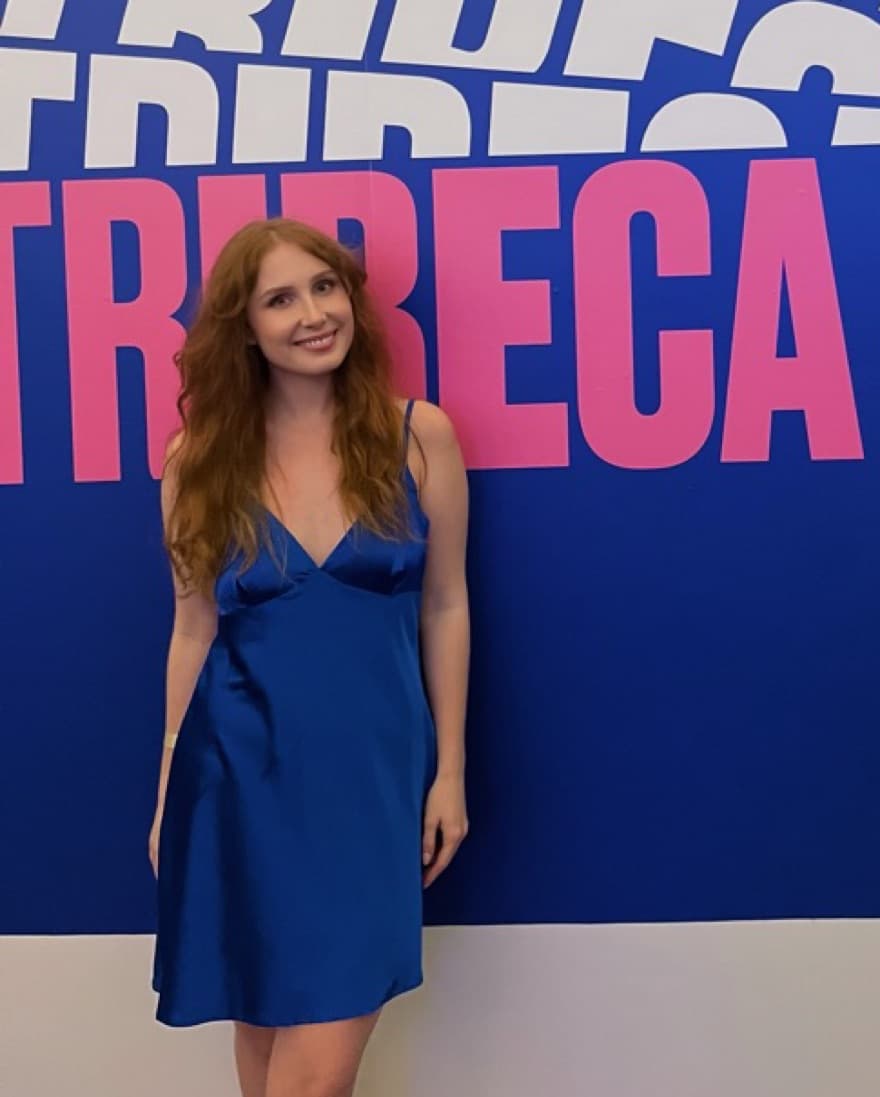 Silky Blue Dress - Image 2