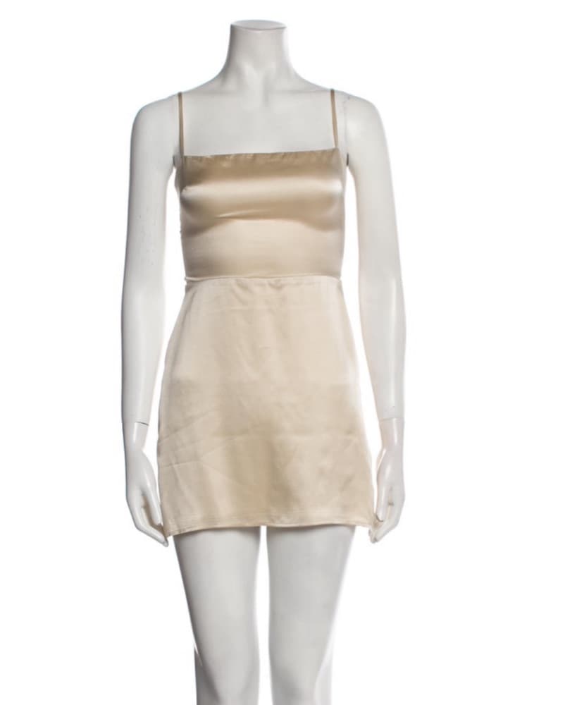 Reformation Silk Mini Dress - Image 1
