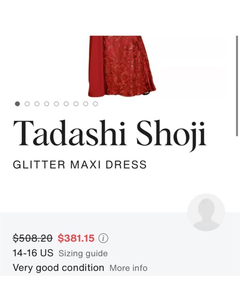 Red Formal Gown - Image 2
