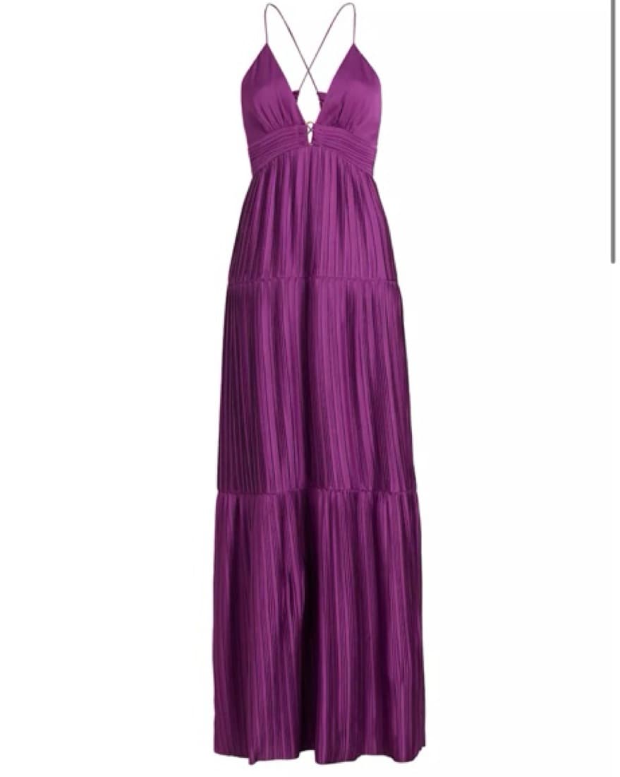 Ba&sh Purple/violet Maxi Dress - Image 4