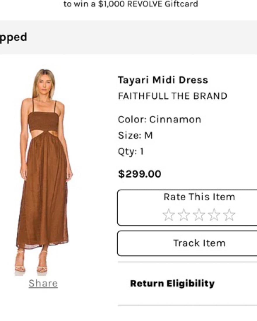 Faithfull The Brand Midi Dress - Image 2