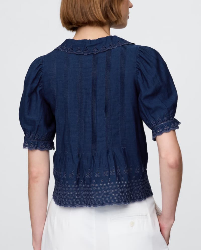 Gap × DÔEN Eyelet Shirt - Image 2