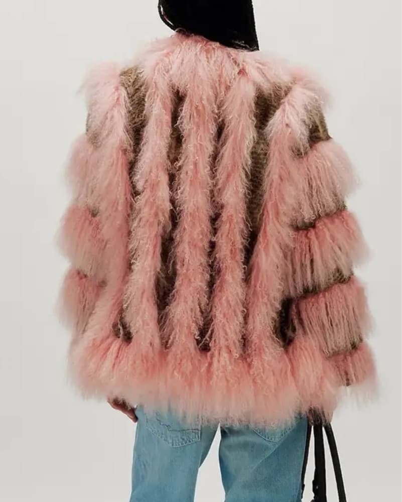 Floyd Charlotte Simone Coat In Pink - Image 6