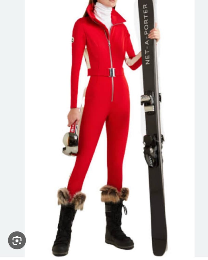 Cordova Red Ski Suit - Image 1