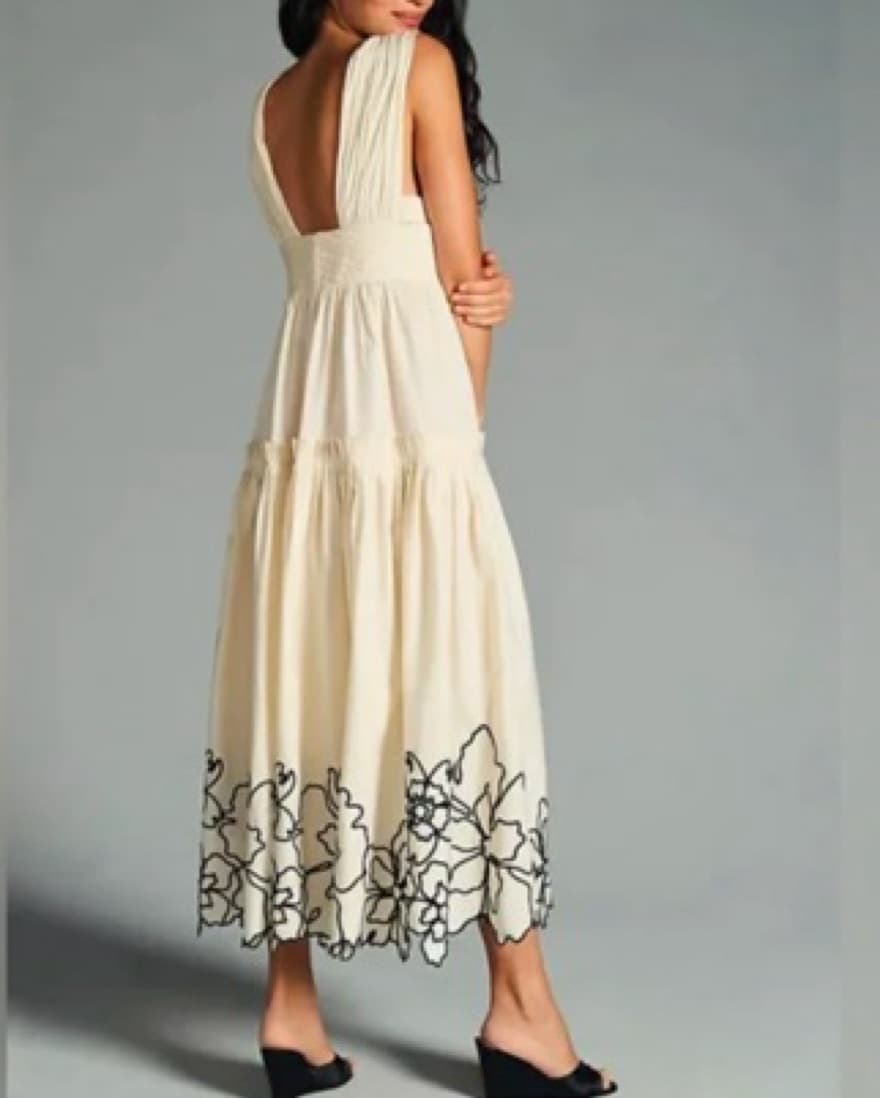 Elegant Floral Maxi Dress - Image 2