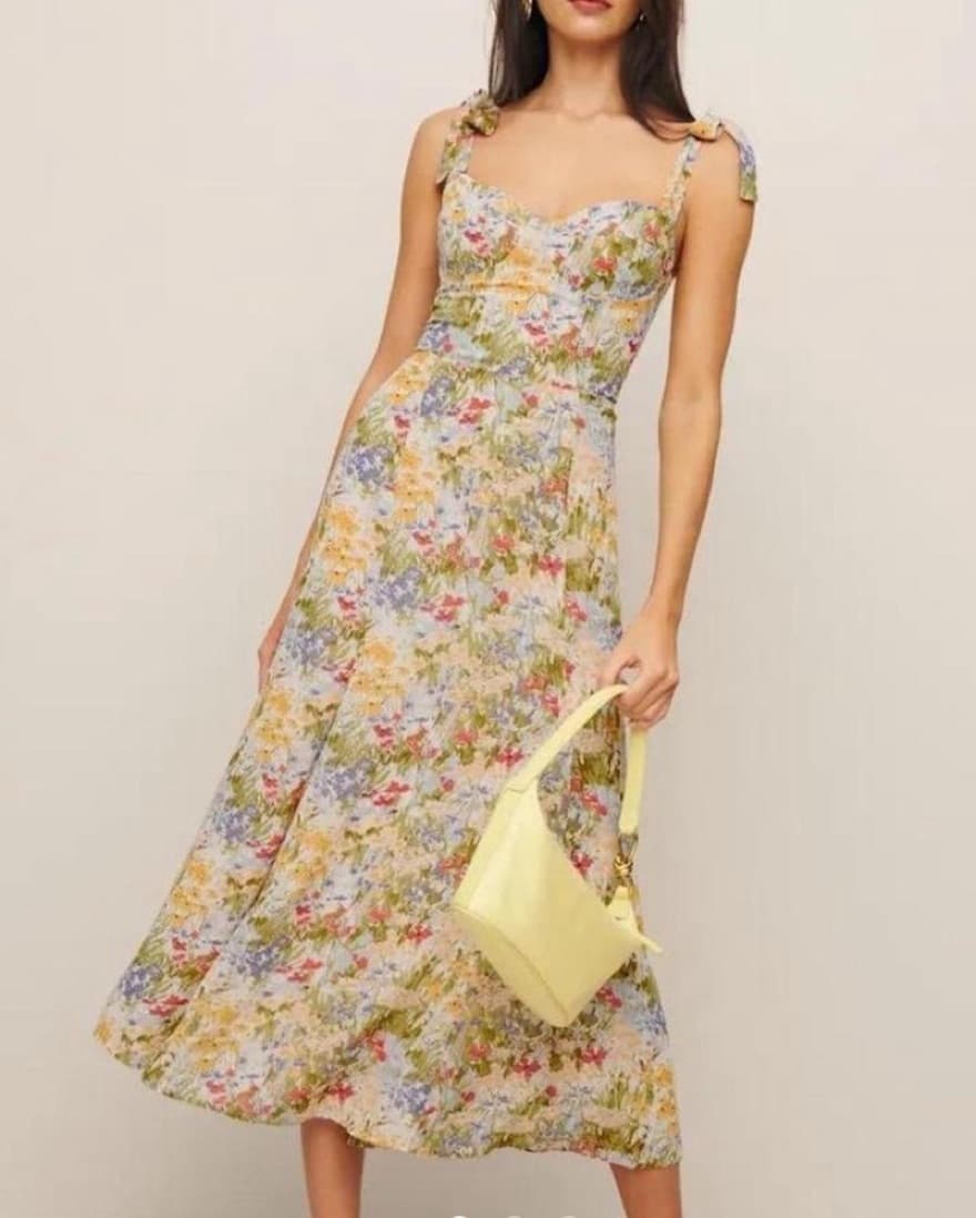 Reformation Floral Dress - Image 2