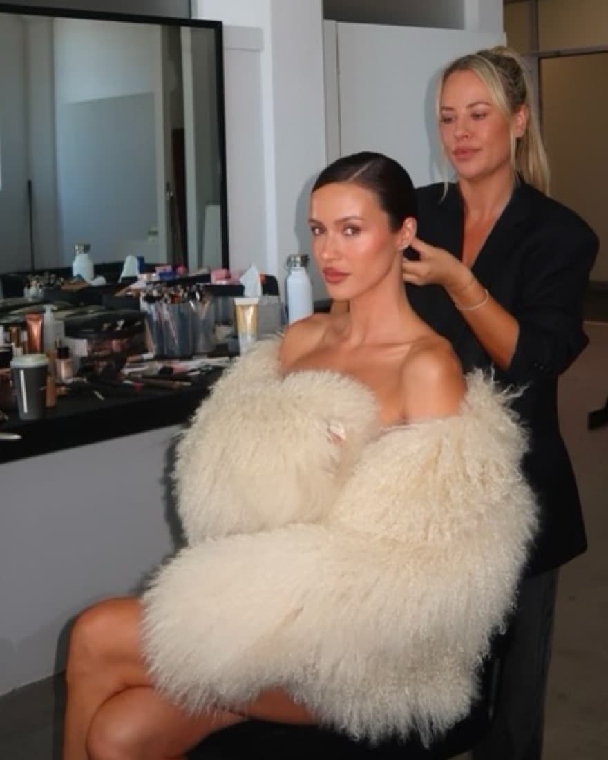 Ducie Shearling Fur Jacket  - Image 1