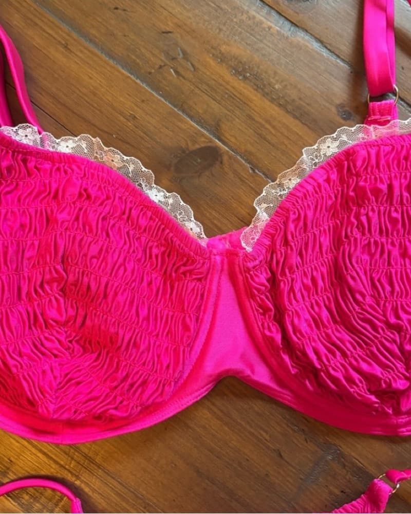 Frankies Bikinis Candy Pink Bikini Set - Image 4