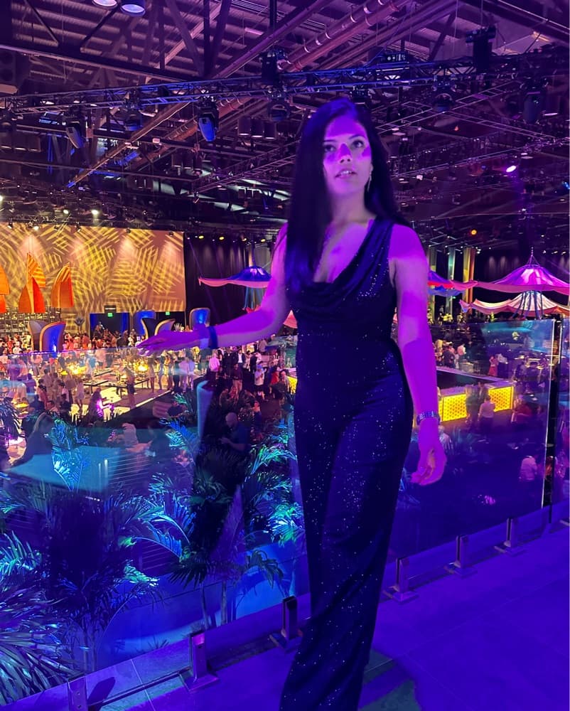 Glamorous Sequin Evening Jumpsuit - Image 1