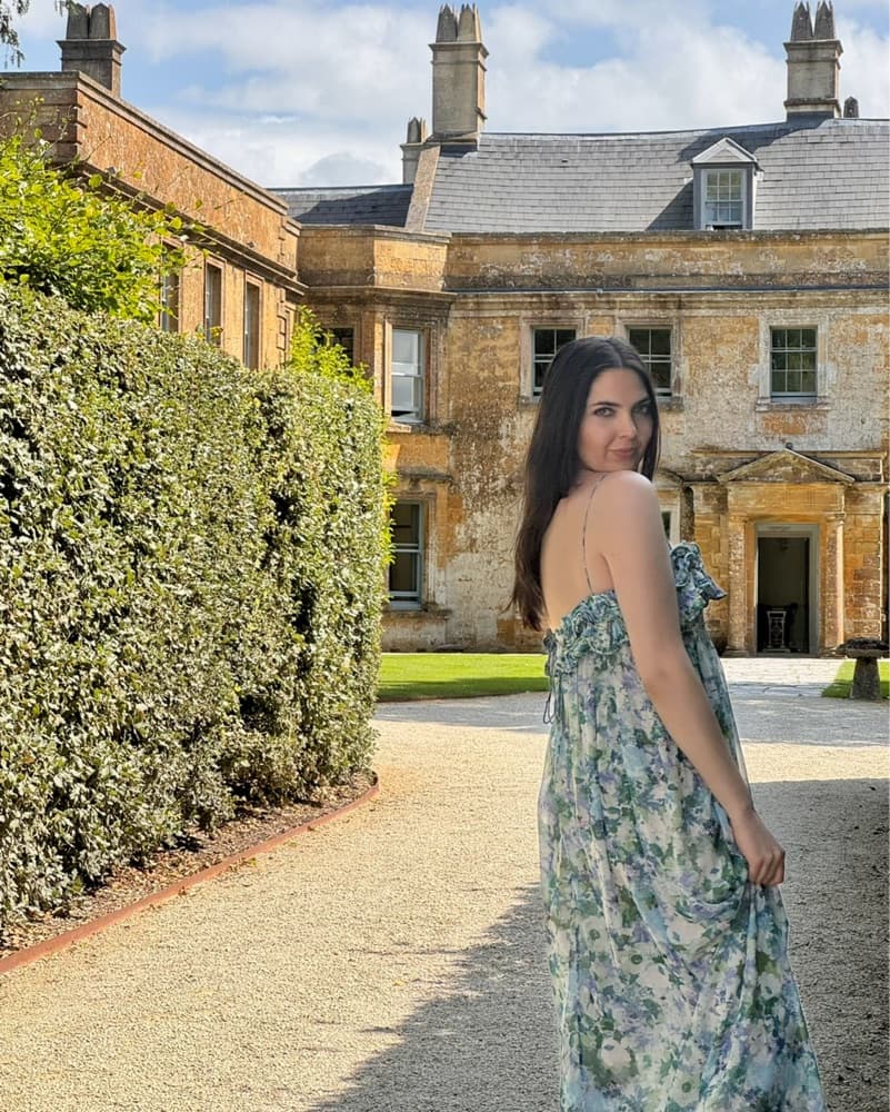 Floral Print Maxi Dress - Image 2