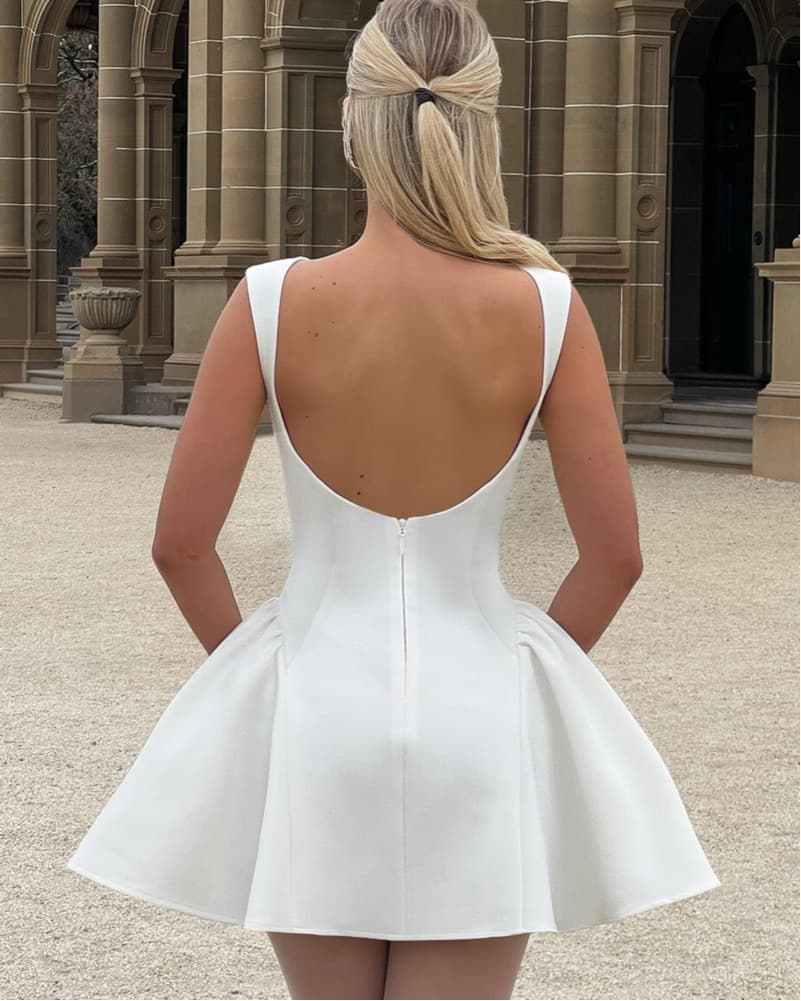 White Babyboo Dress Yalina - Image 2